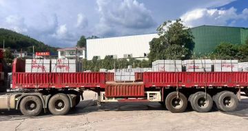 自贡 芝麻灰花岗岩地铺石出货日常