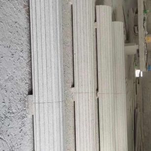 自贡 花岗岩厂家带你看白麻花岗岩门楼大柱柱皮