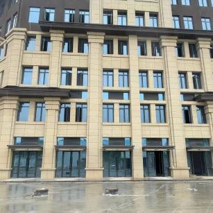 自贡 黄金麻花岗岩荔枝面小区外墙干挂