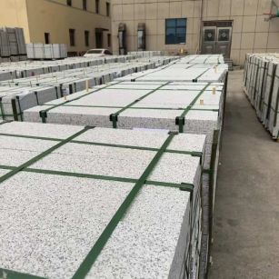 自贡 白麻花岗岩5.0公分荔枝面地铺石