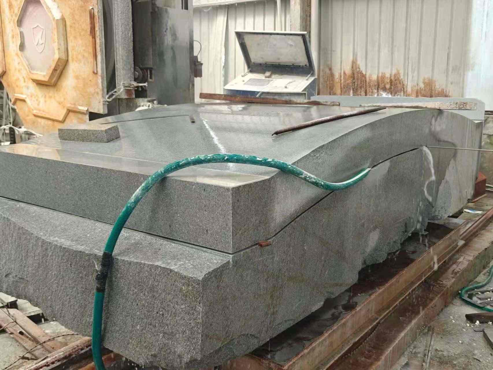 自贡 芝麻灰异型加工-拱桥