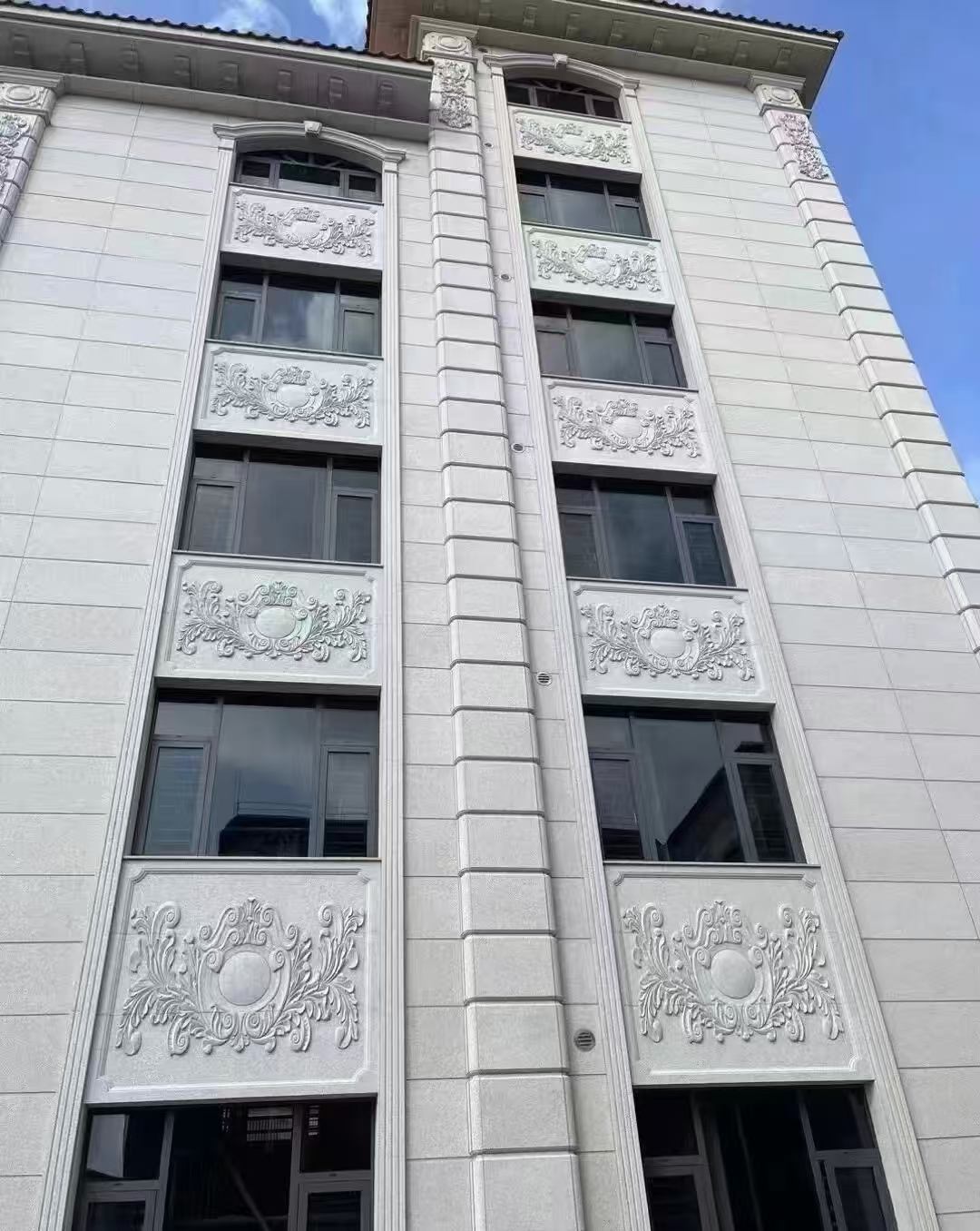 自贡 白麻荔枝面花岗岩别墅外墙干挂