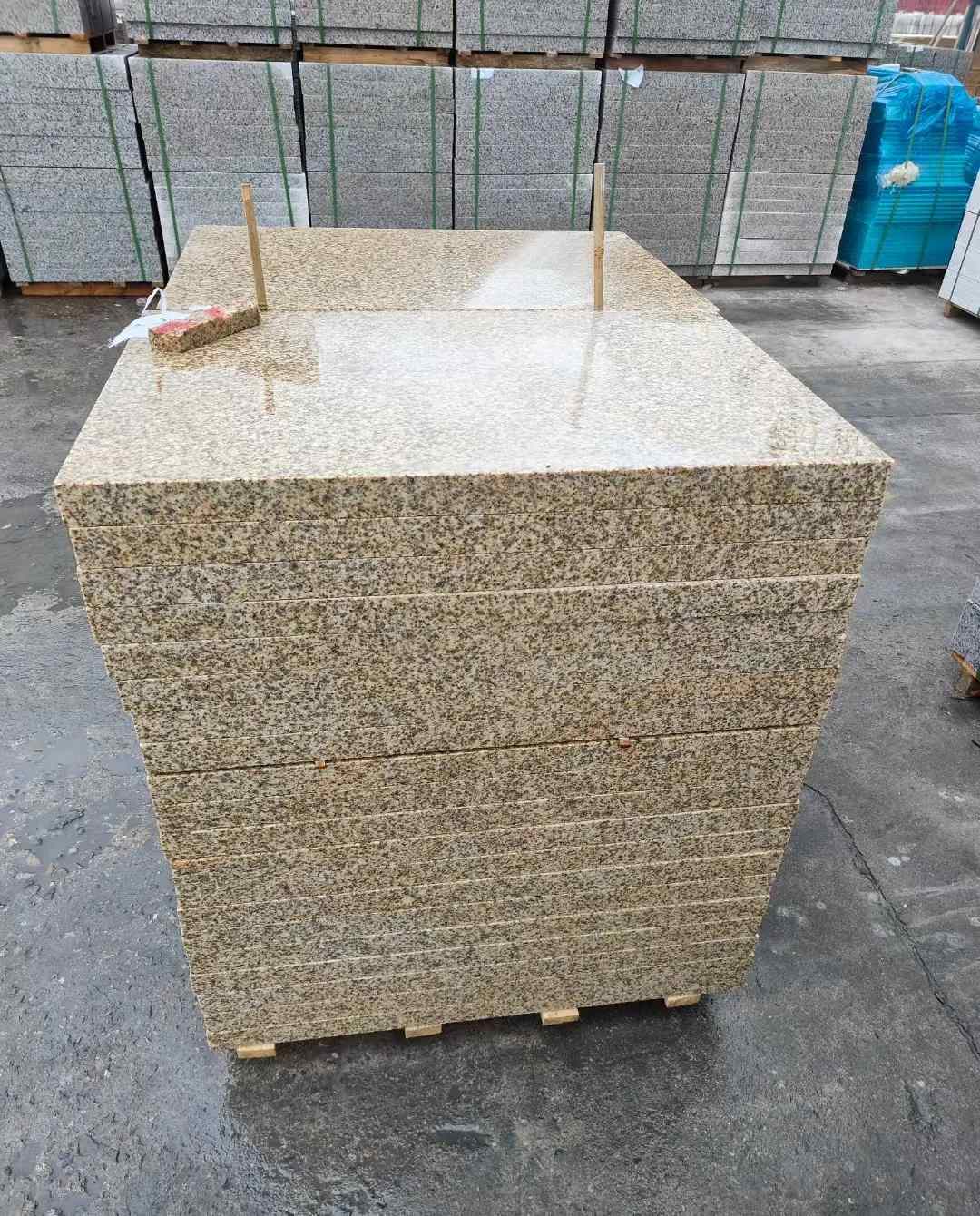 自贡 湖北黄金麻花岗岩石材荔枝面外墙石材