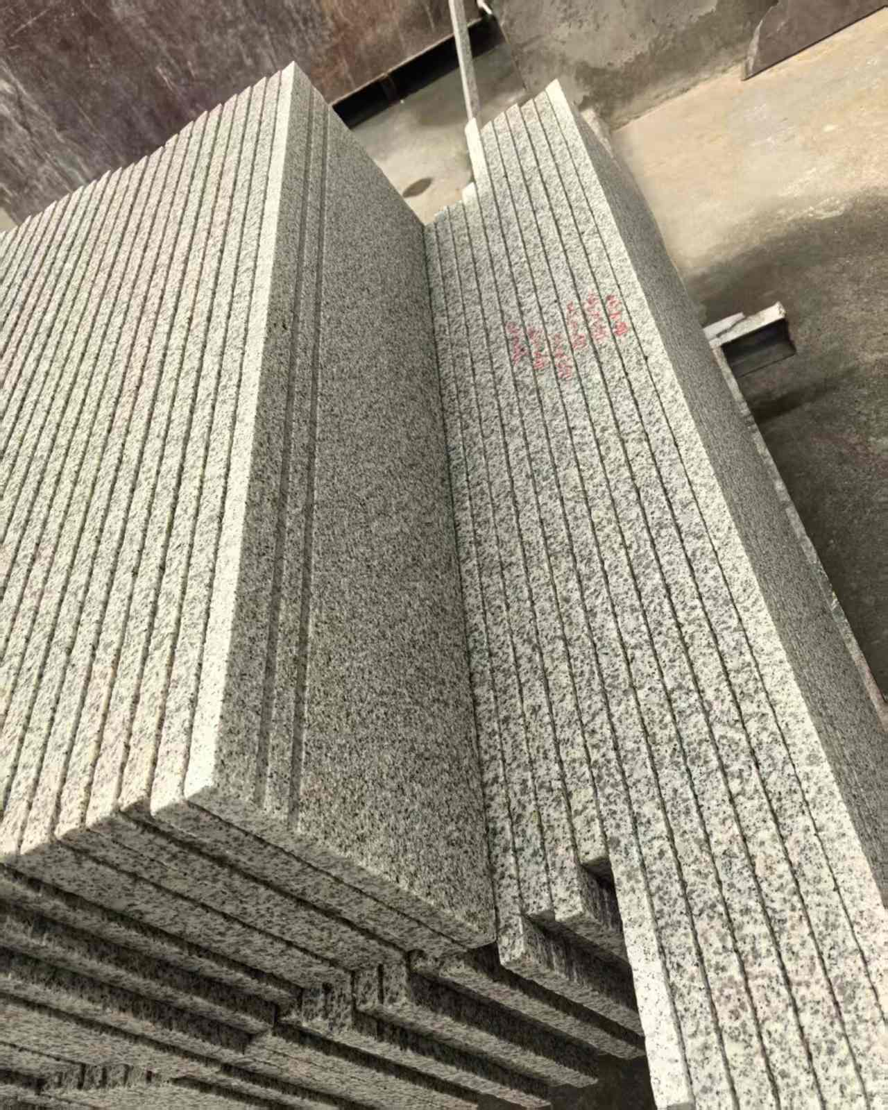 自贡 白麻荔枝面花岗岩楼梯踏步