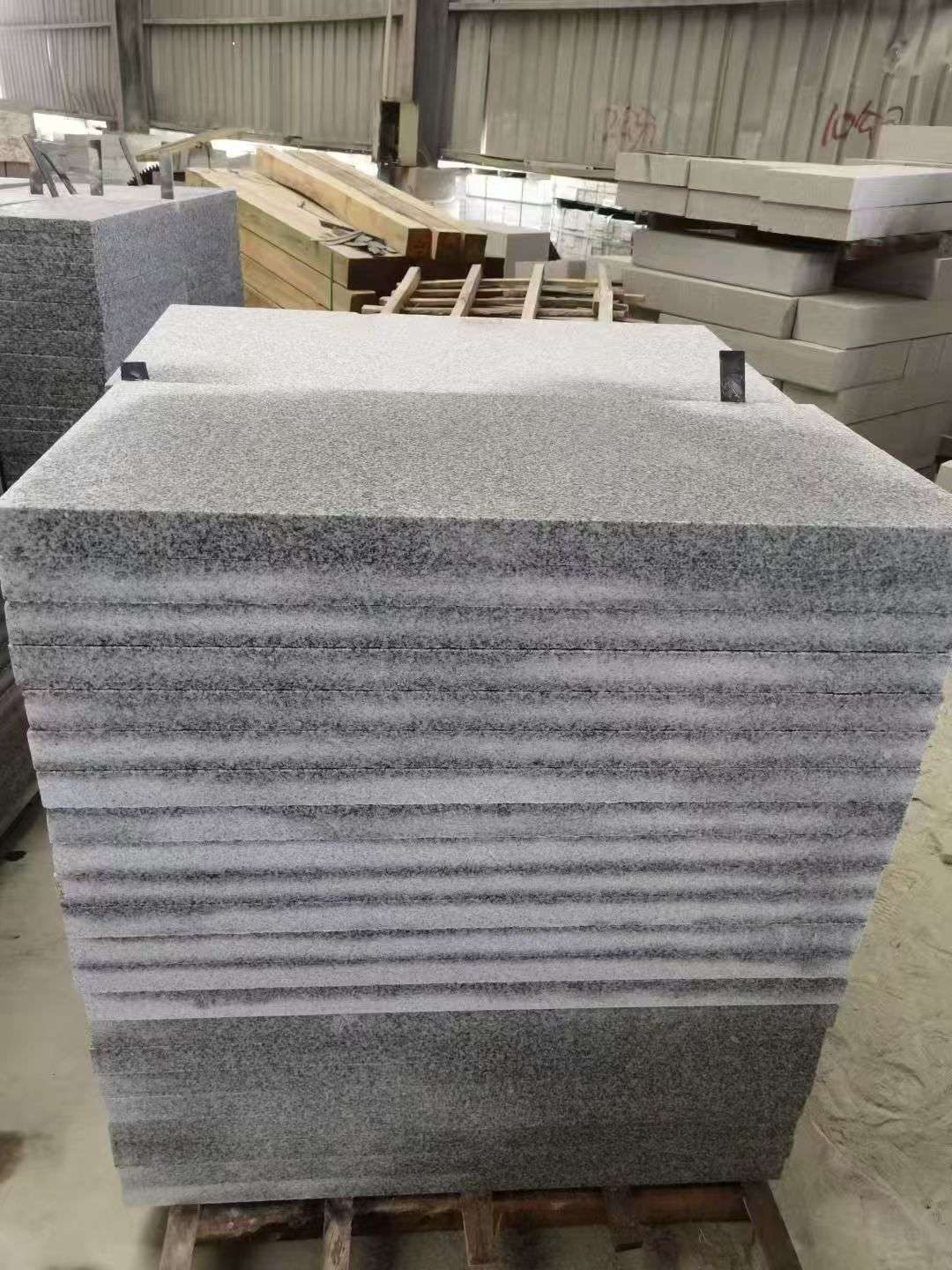 自贡 芝麻白5公分火烧地铺成品，900*400，规格可定制