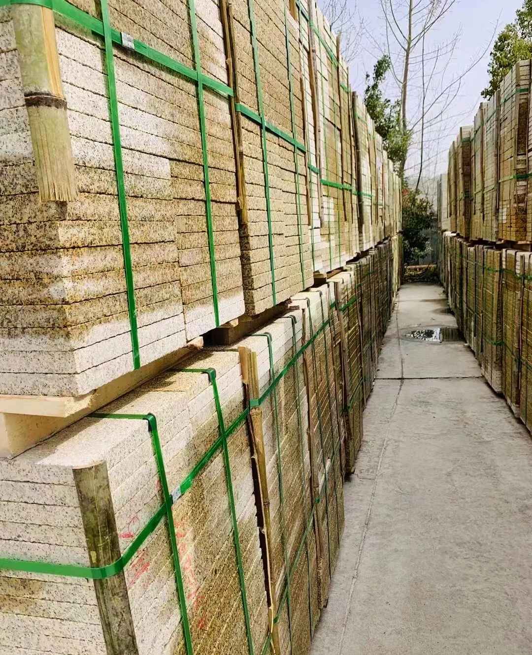 自贡 黄金麻花岗岩荔枝面地铺石