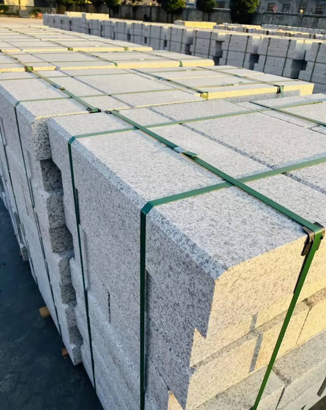 自贡 白麻花岗岩路沿石，马路牙子，路缘石，平石，立缘石等