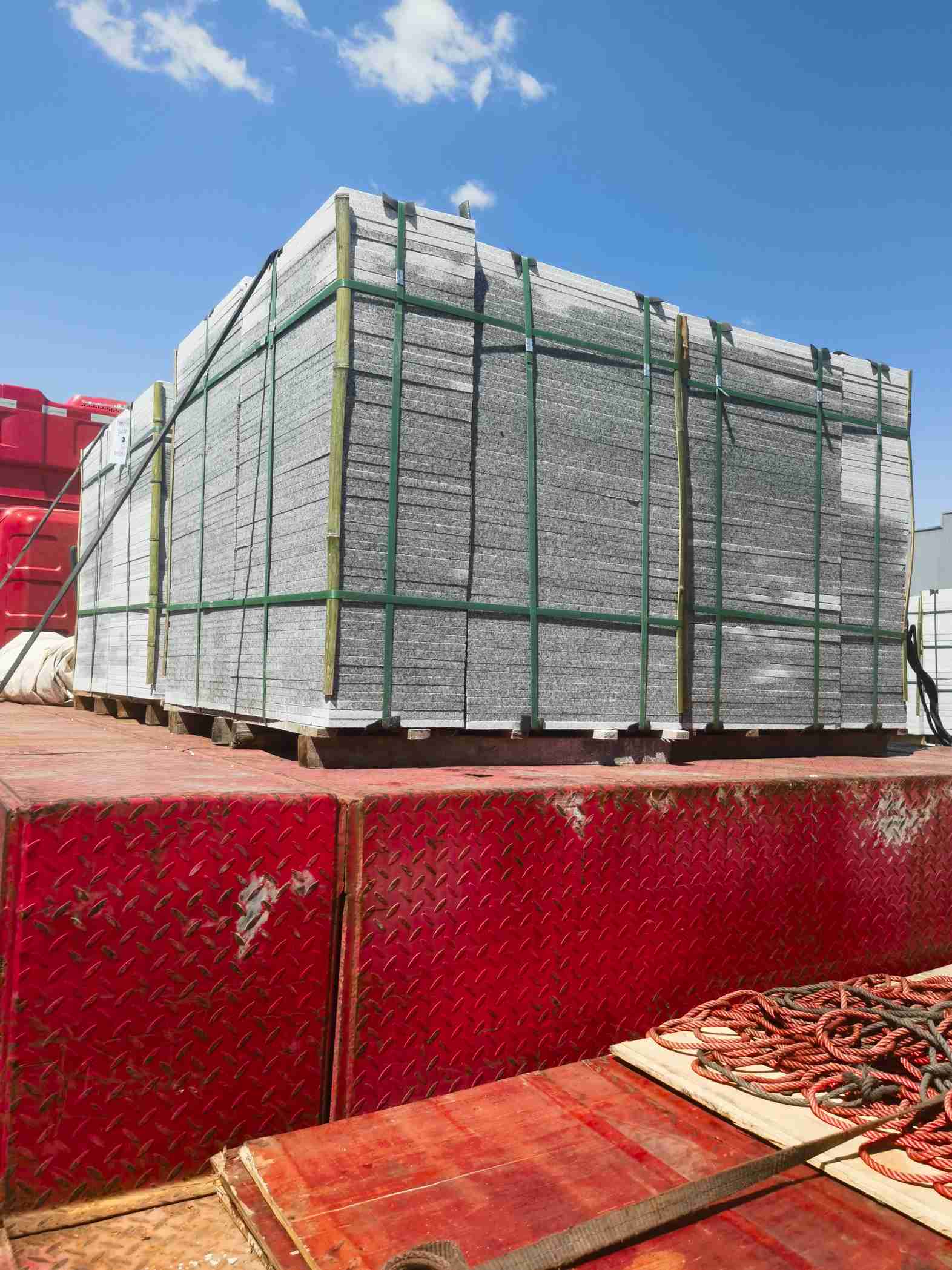 自贡 芝麻白火烧规格板地铺石300*600/600*600